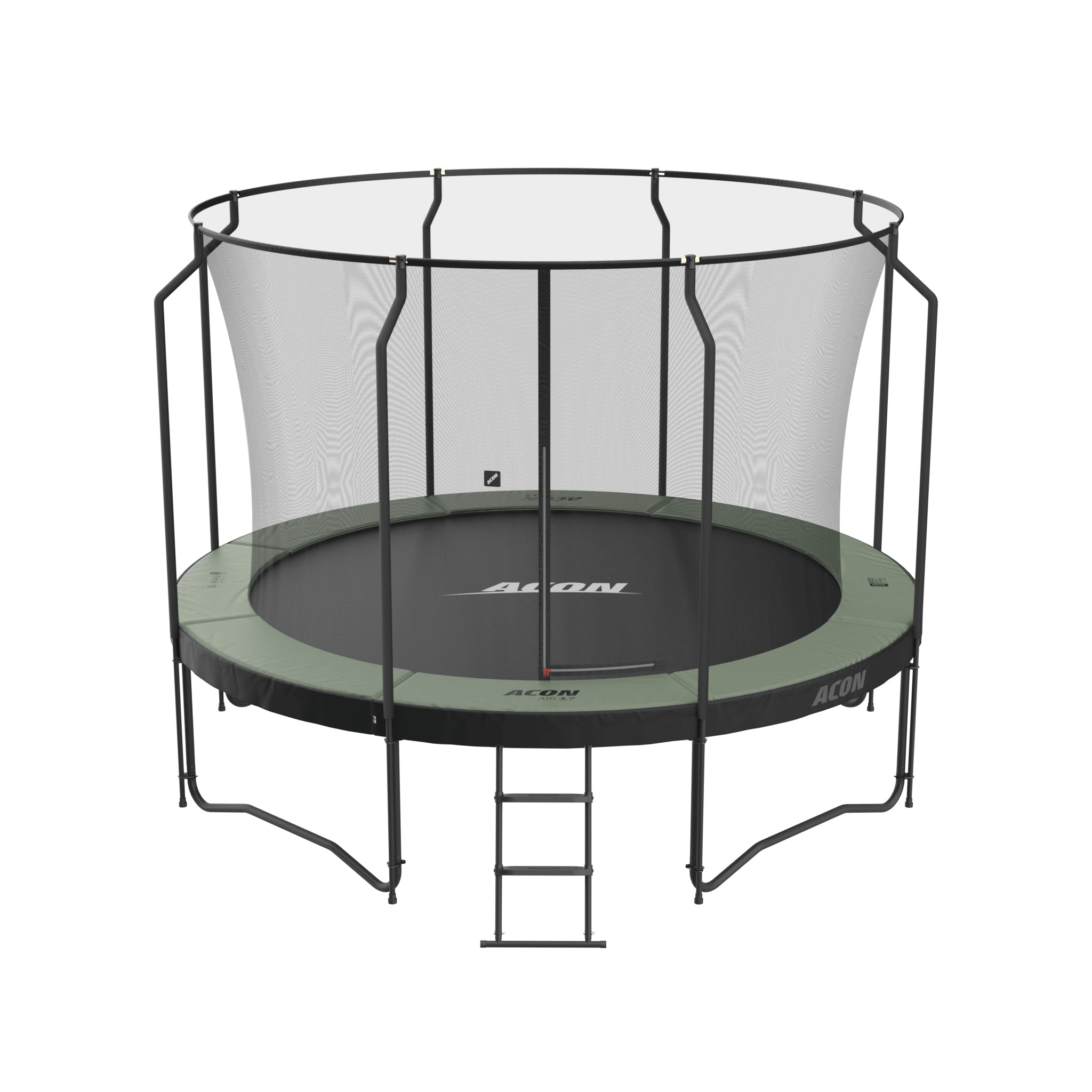 ACON Air 3,7m studsmatta med premiumkapsling och stege.
