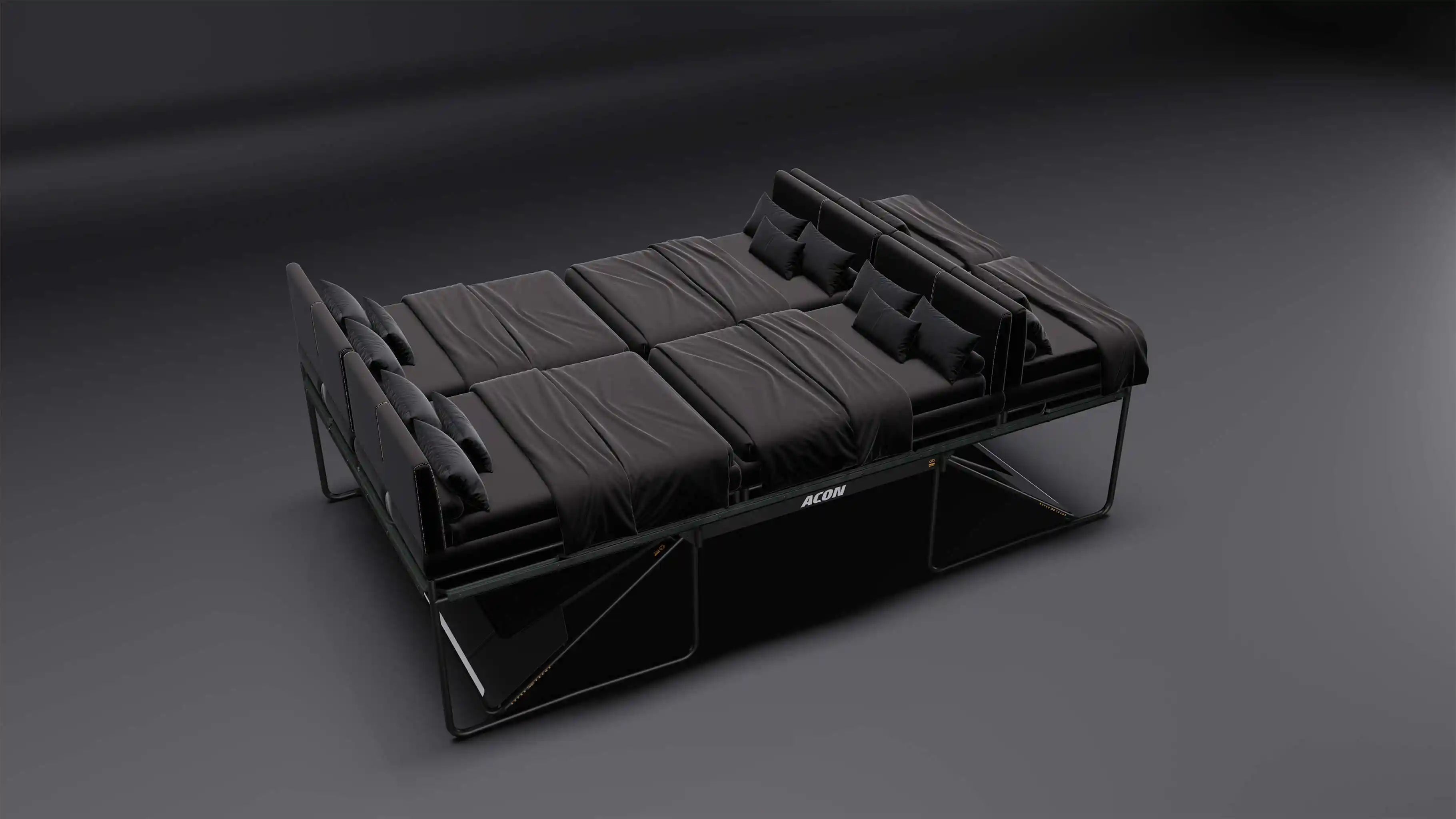 Acon X Trampoline är lika stor som flera king size-sängar.