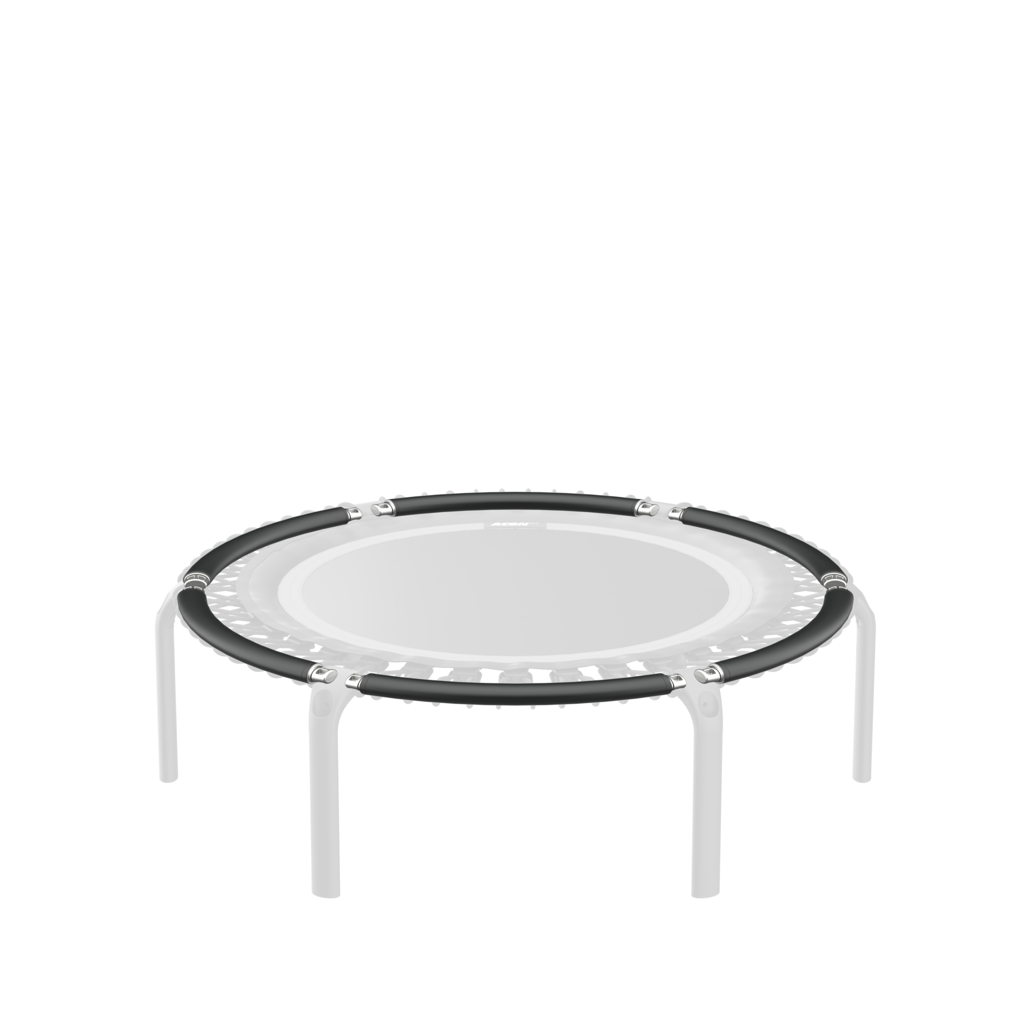ACON FIT Round Trampolin med svarta ramrör