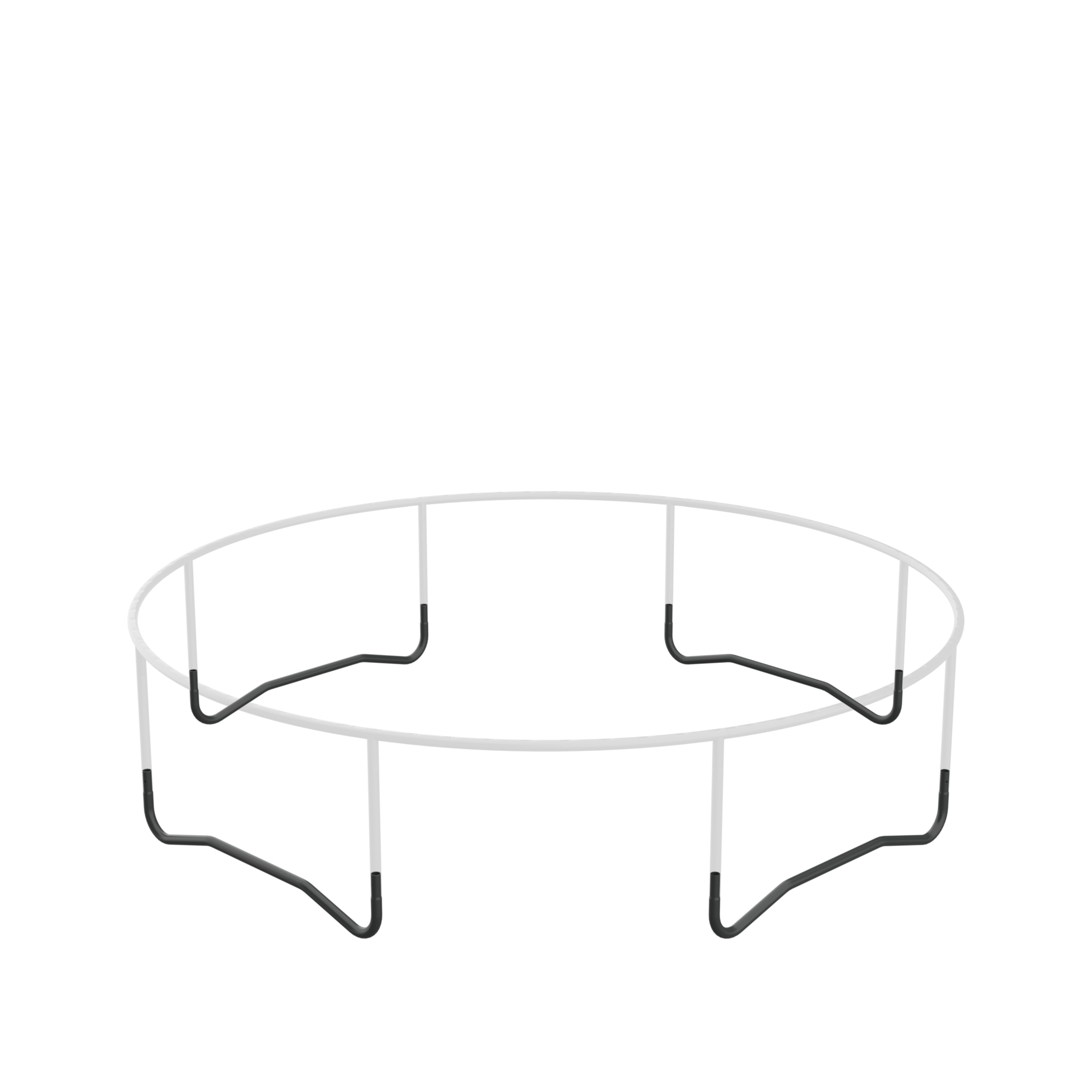 En bild som belyser ACON Air Trampolins benbaser.
