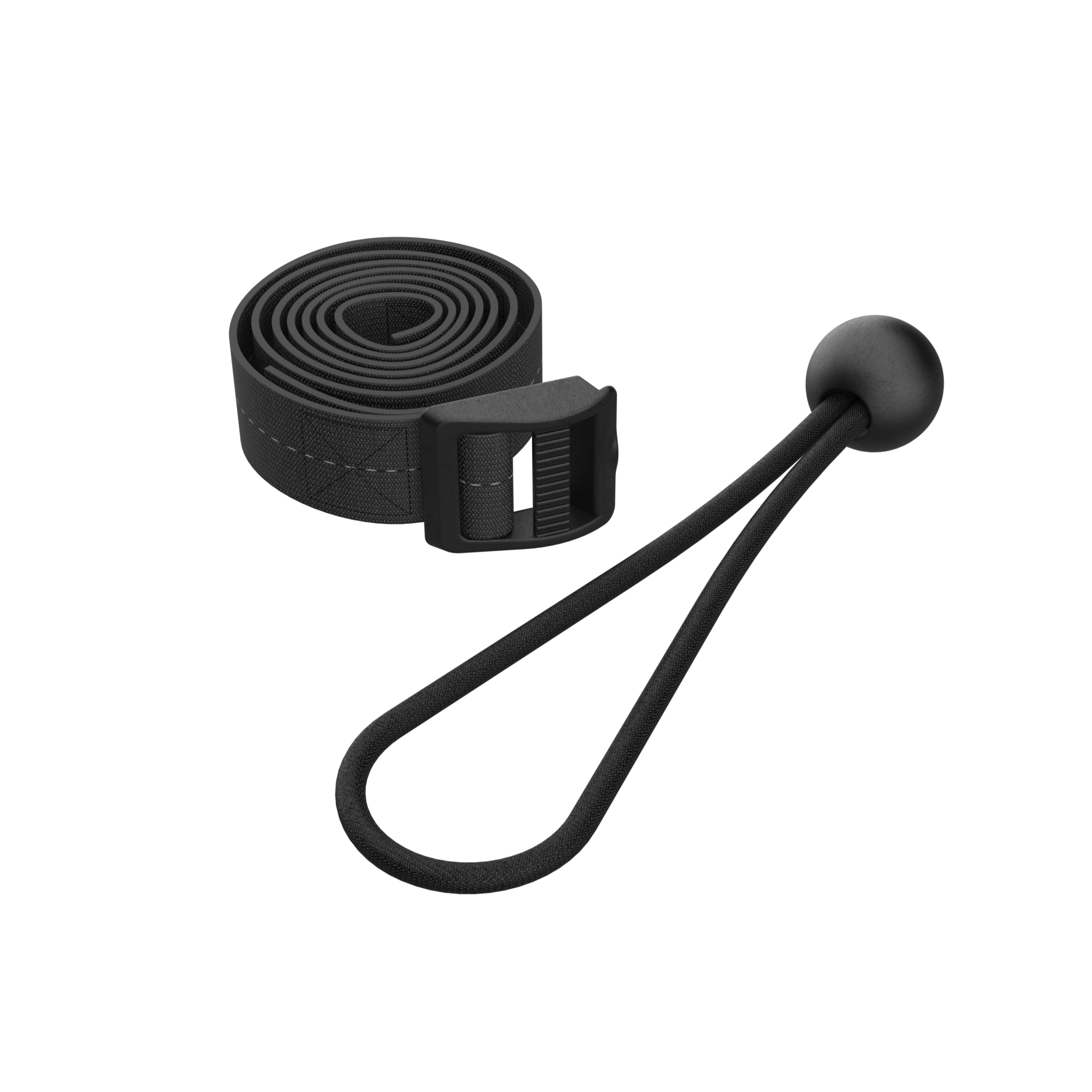 Nätband och bungee-set för ACON 13/16 HD-kapsling på vit bakgrund.