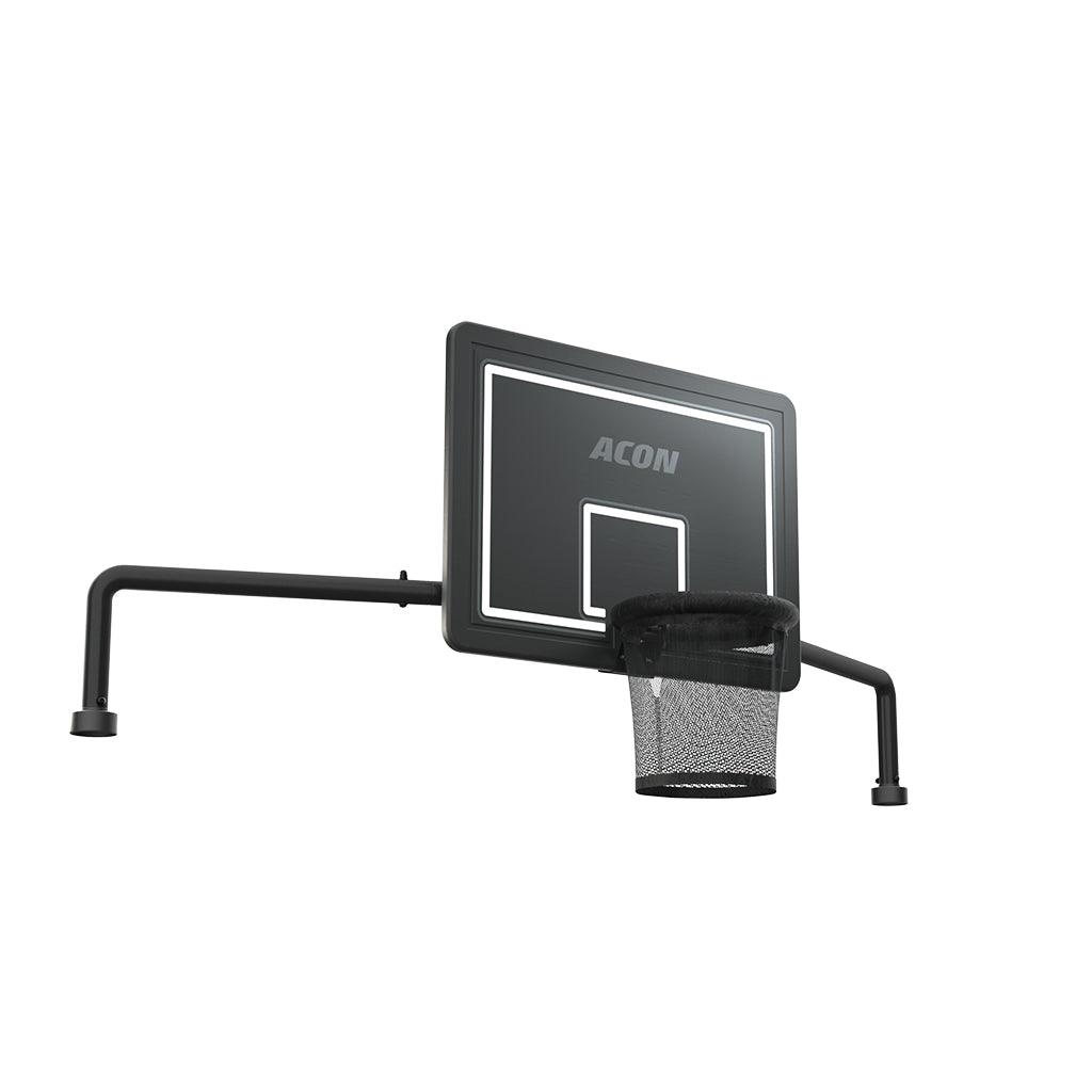 Acon basketkorg för rektangulär studsmatta.